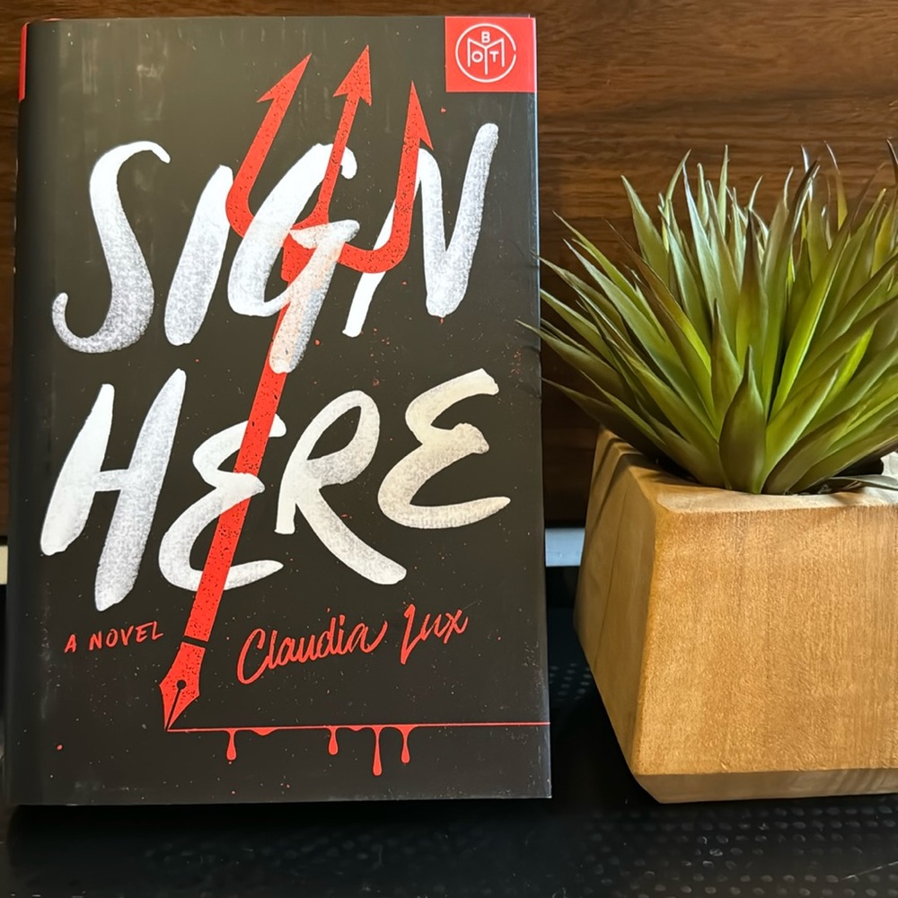 20% off with 2+ Books - Sign Here by Claudia Lux Hardcover